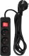 Neo Przedłużacz listwowy 1.5m, 3x1.5mm2, 3G, czarny, ON/OFF (90-182) 1