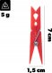 Kadax KADAX Upinana klamerka do bielizny 5300 72mm kpl20 3
