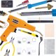 Rosfix LUTOWNICA BLUE LARK 80W + ZSZYWACZ DO PLASTIKU ZESTAW AKCESORIÓW 1