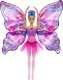 Lalka Barbie Mattel Motylkowa baletnica 2w1 z rozkładanymi skrzydełkami (HXJ10) 9