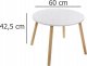 Atmosphera Stolik dla dzieci, biały w gwiazdki, Ø 60 cm 2