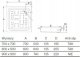 Brodzik A2B577E000 / ROCA / BLUES / BRODZIK STALOWY 90X90X13,5 / 2