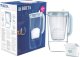 Dzbanek filtrujący Brita Glass 2,5L niebieski + 2 wkład Maxtra Pro Pure Performance 1