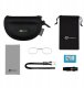RockBros Okulary rowerowe fotochromowe z filtrem UV 400 białe 5