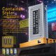 Powerbank Wekome WEKOME WP-339 Container Series - Power bank 10000 mAh Super Charging z wbudowanym kablem USB-C & Lightning PD 20W + QC 22.5W (Srebrny) 2