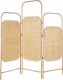 Beliani 3-panelowy składany parawan pokojowy rattanowy 166 x 180 cm naturaly CARPI 1