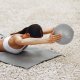 Rebel Mini piłka gimnastyczna do pilates rehabilitacyjna 25cm z pompką ręczną, kolor szary , REBEL ACTIVE 7