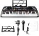 MQ 6115L keyboard edukacyjny podświetlane klawisze organy dla dzieci do nauki gry +mikrofon 3