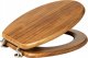 Deska bidetowa 5five Drewniana deska sedesowa ACACIA, 46,5 x 37,3 x 6,4 cm 2