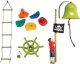 GIGI TOYS ZESTAW 5w1 drabinka, ster Kapitana, kamienie do wspinaczki, flaga, dzwonek 1