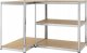 Funfit Regał metalowy magazynowy 180x90x40 cm 9