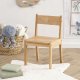 Atmosphera Krzesełko dziecięce drewniane Robin 30cm brązowe 2