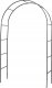 Vilde Pergola ogrodowa, metalowa, 145x235cm, czarna 3