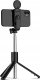Selfie stick Hurtel Selfie stick WH1YXS teleskopowy tripod 1m z okrągłą lampą i uchwytem na telefon - czarny 6