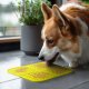 Collar WAU DOG MATA DO LIZANIA SILIKONOWA        PROSTOKĄTNA 21,1x21,1x3cm ŻÓŁTA 2