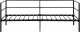 Beliani Łóżko metalowe 90 x 200 cm czarne BATTUT 6