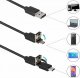 LTC Kamera endoskopowa, inspekcyjna Obiektyw 8/7/5,5mm USB/C/Micro (2.0 m) 6