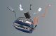 Tomtoc Etui na akcesoria tomtoc 1.8L Light-T12 (granatowe) 5