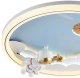 Lampa sufitowa Zumaline Zuma Line Focus MX4020-1-DWD plafon lampa sufitowa designerski koło 1x42W LED 3000K/5700K biały/multikolor 2
