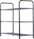 Vilde Półka Regał na Buty 3-Poziomowy Metalowy Czarny Solidny VILDE 63x28x60 cm 4