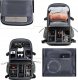 Plecak Kf fotograficzny KF13.107 32l szary 6