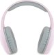 Słuchawki HelloKitty Hello Kitty słuchawki nauszne Bluetooth HKBHA1BKHLMP różowe/pink Metal Logo 3