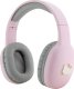 Słuchawki HelloKitty Hello Kitty słuchawki nauszne Bluetooth HKBHA1BKHLMP różowe/pink Metal Logo 6