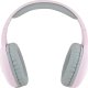 Słuchawki HelloKitty Hello Kitty słuchawki nauszne Bluetooth HKBHA1BKHLMP różowe/pink Metal Logo 7