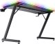 Biurko Trust GXT 710 Luminus Pro RGB Czarne 120 cmx60 cm 5