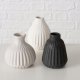 Boltze Wazony ceramiczne matowe ESKO* 3 szt. 7