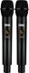 Mikrofon DNA DNA VM DUAL VOCAL EFFECT SET mikrofon bezprzewodowy 2x nadajnik doręczny system nagłośnienia 518-542 MHz USB Bluetooth 2
