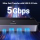 Przełącznik Ugreen Przełącznik KVM UGREEN CM664 switch 3xUSB-A,2xUSB-B,2xUSB-C,3xHDMI,micro USB czarny 8