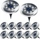 Vilde Lampki Ogrodowe Solarne LED Stalowe Wbijane VILDE 11,5 cm 12 szt. 2