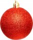 Christmas decoration BOMBKA DEKORACYJNA PLASTIKOWA 6CM SET 12SZT CZERWONY 3