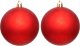 Christmas decoration BOMBKA DEKORACYJNA PLASTIKOWA 6CM SET 12SZT CZERWONY 5
