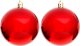 Christmas decoration BOMBKA DEKORACYJNA PLASTIKOWA 6CM SET 12SZT CZERWONY 7