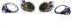 MTuning Zestaw lamp przeciwmgielnych Yellow  BMW 3 (E46) Coupe Cabrio Sedan Touring 5 (E39) Sedan Touring 1998-2006 1