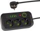 Blow 98-235# Przedłużacz sieciowy ps-350u 3-gniazda 4xusb 1xusb-c 5m czarny 2x1mm 1