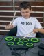 OEM PRZENOŚNA PERKUSJA ELEKTRYCZNA ZWIJANA DRUM PAD USB MP3 + PAŁECZKI 5