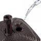 Kadax KADAX Podstawa Parasola Stojak Pod Parasol Ogrodowy Kwadratowy 39cm Obciążnik 4