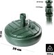 Kadax KADAX Podstawa Parasola Stojak Pod Parasol Ogrodowy Okrągły 39cm Obciążnik Zieleń 2