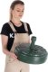 Kadax KADAX Podstawa Parasola Stojak Pod Parasol Ogrodowy Okrągły 39cm Obciążnik Zieleń 6