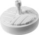 Kadax KADAX Podstawa Parasola Stojak Pod Parasol Ogrodowy Okrągły 39cm Obciążnik Biała 3
