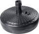 Kadax KADAX Podstawa Parasola Stojak Pod Parasol Ogrodowy Okrągły 39cm Obciążnik szary 3