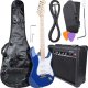 NN Zestaw gitarowy gitara elektryczna + akcesoria (EG SET BLU) 1