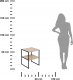 5five Szafka nocna loft ALIAJ, 40 x 40 x 50 cm 3