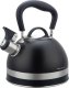 KingHoff Czajnik z gwizdkiem czarny 1.8l (KH-1858) 1