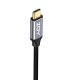 Kabel USB ZOY USB-C - USB-C 2 m Czarno-srebrny (ZCCC2) 2