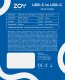 Kabel USB ZOY USB-C - USB-C 2 m Czarno-srebrny (ZCCC2) 5