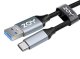 Kabel USB ZOY USB-A - USB-C 2 m czarny-srebrny (ZCAC2) 2
